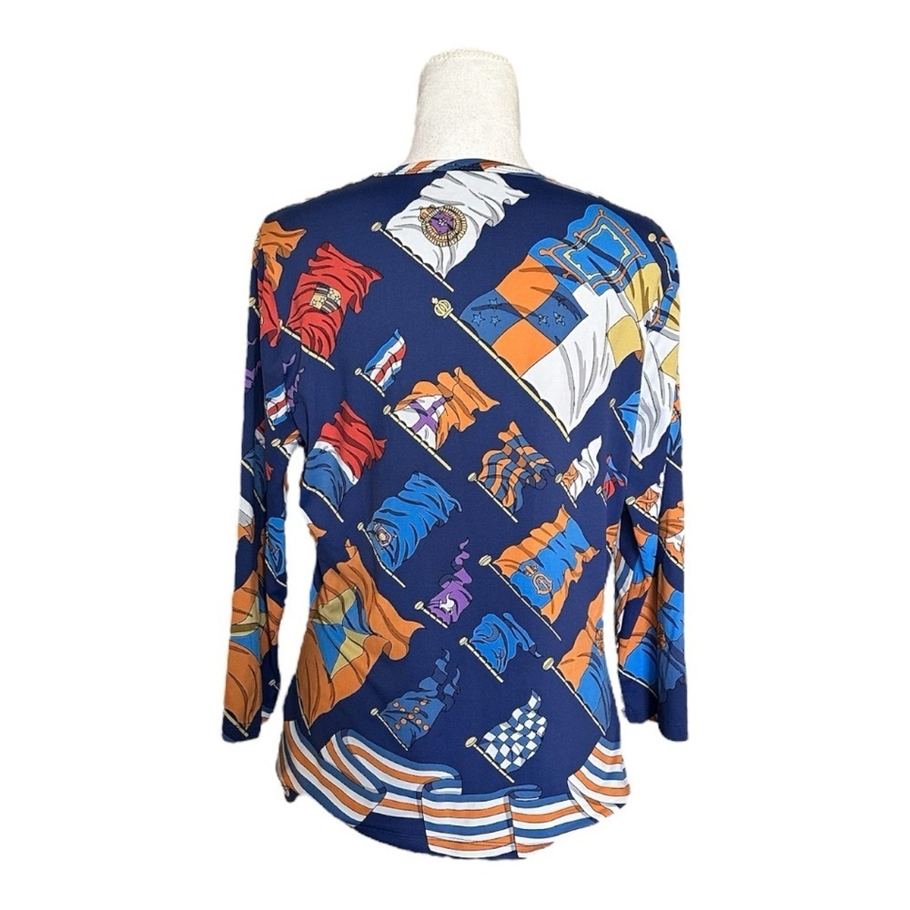 J. McLaughlin 3/4 Sleeve Signature Tee Women’s M - Picture 4 of 7